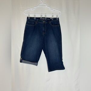 Style & Co Skimmer Indigo Denim Bermudas